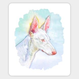 The watercolor dog Magnet